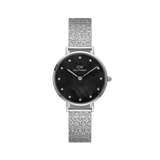 Petite Lumine Pressed Piano Black MoP Silver