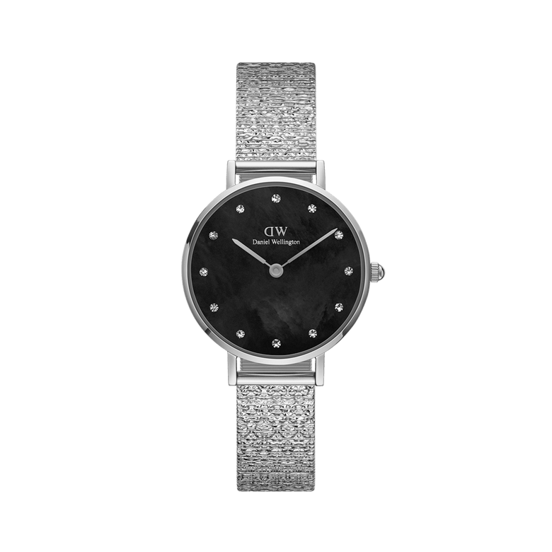 Petite Lumine Pressed Piano Black MoP Silver