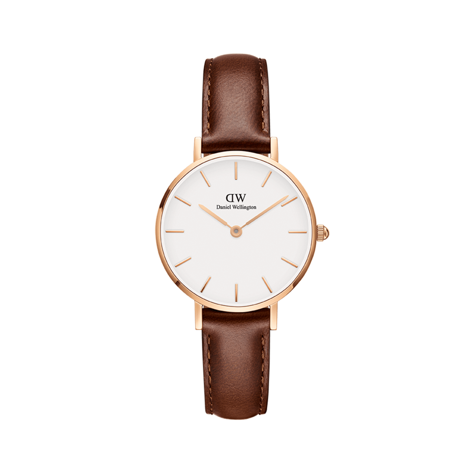 Petite St Mawes Women s Rose Gold White Watch 32mm DW