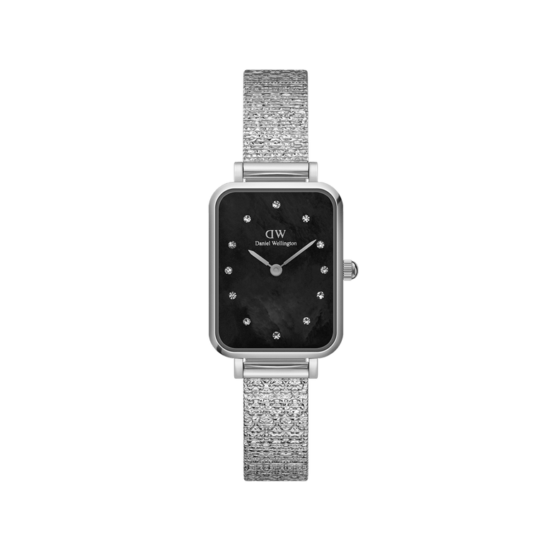 Quadro Lumine Pressed Piano Black MoP Silver