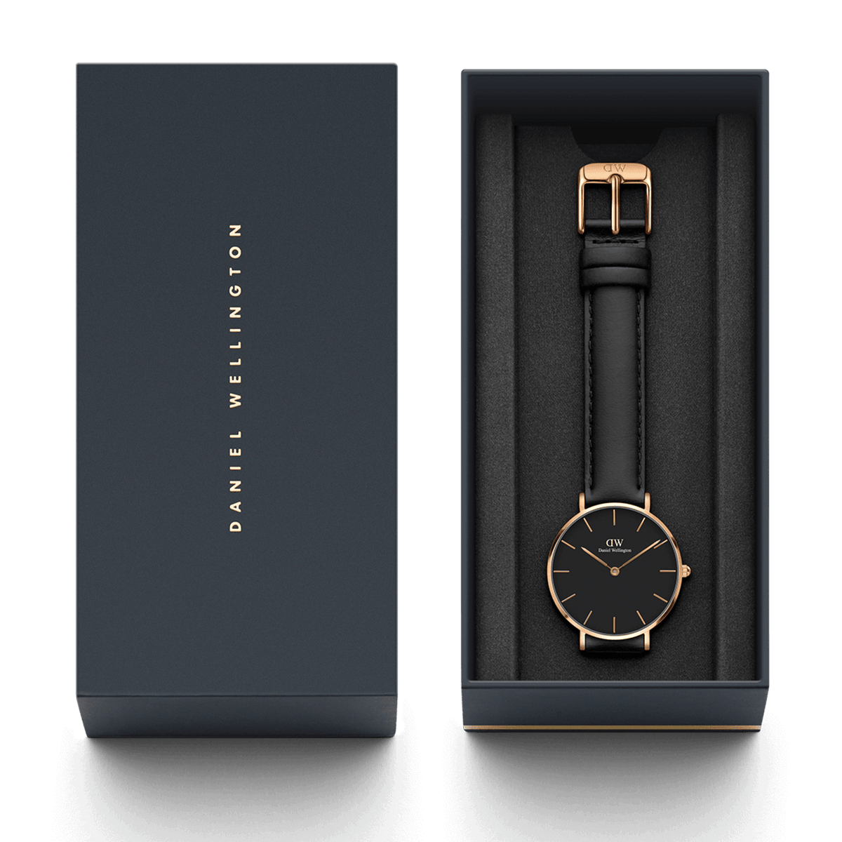 Daniel wellington classic petite black deals
