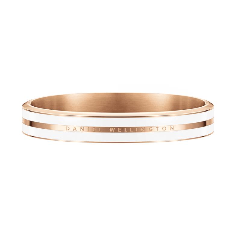 Emalie Infinite Rose Gold Satin White