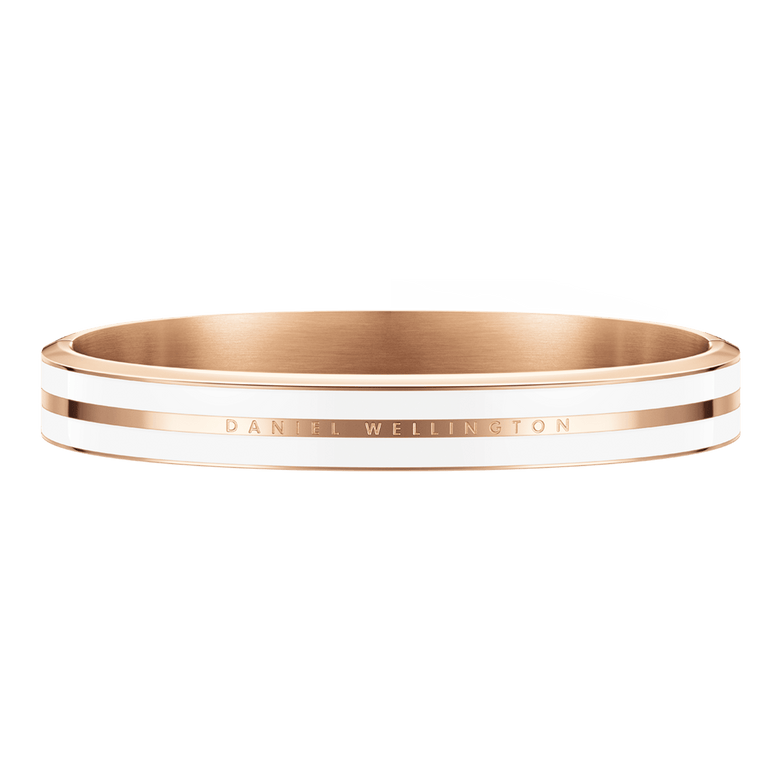 Emalie Infinite Rose Gold Satin White